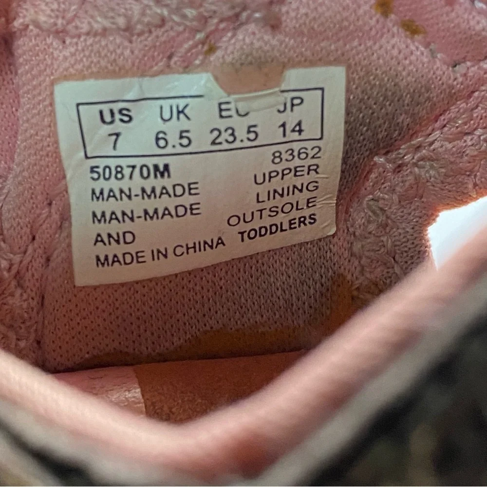 Timberland Princess Baby Girl Brown Pink Outdoor Sandals Water Shoes‎ Size 7